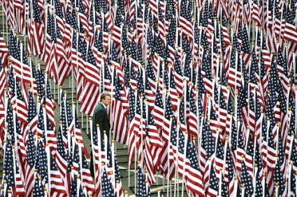 Pentagon 9/11 Memorial Healing Field, Washington D.C., Virginia.