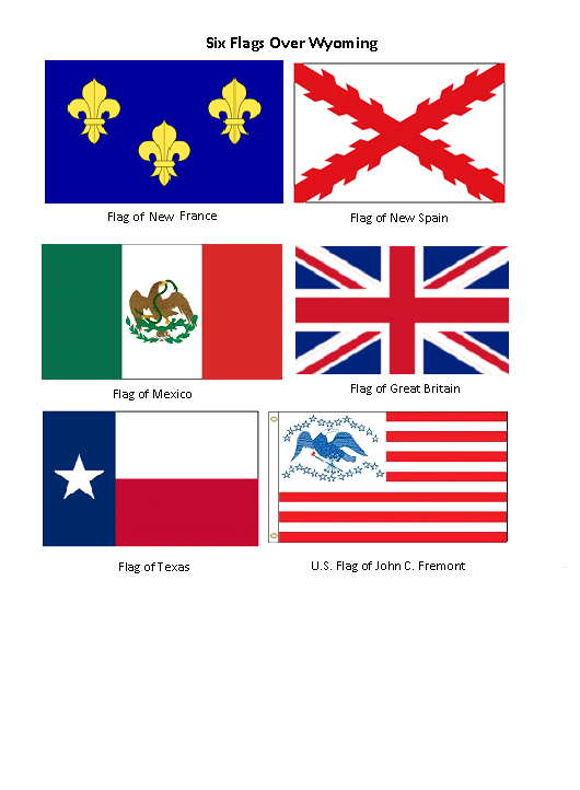 Several flags used in Colonial U.S. States