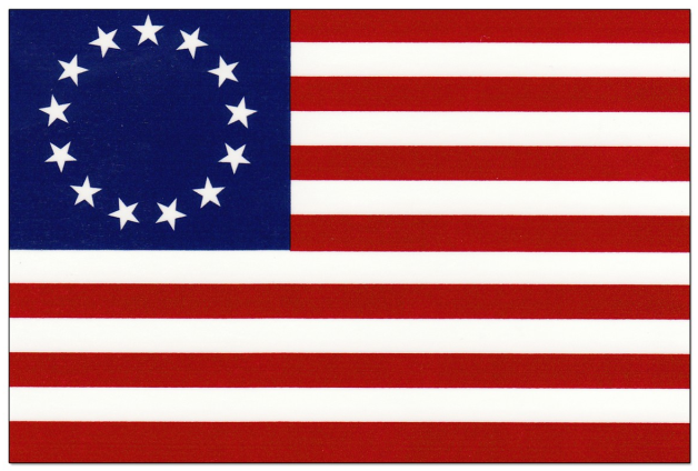 Thirteen Star U.S. Flag commonly called the Betsy Ross Flag